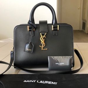 YSL MONOGRAM BABY CABAS BAG